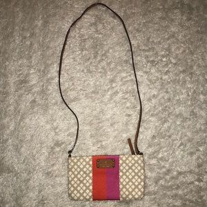 Kate Spade Stucco Beige Cream/Red Crossbody